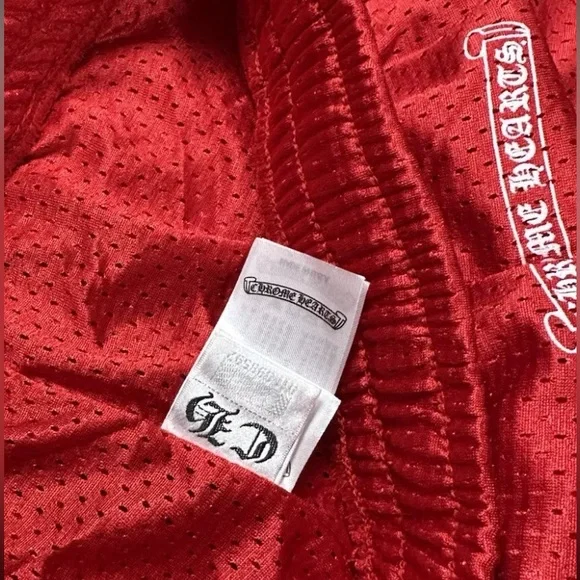 COPY - Chrome Hearts Mesh Red Form Jersey Set (Size M) - Picture 8 of 9